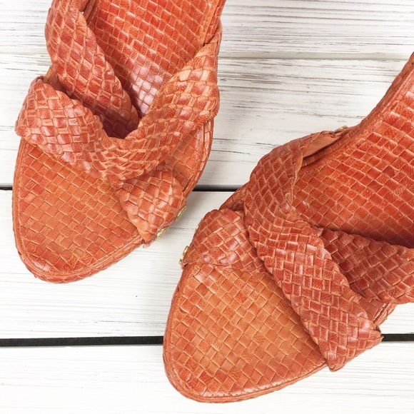 BCBGMaxAzria Nicasia Woven Leather Sandals 7.5 - Picture 3 of 7